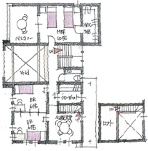 2階 間取り図