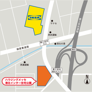 横浜第一展示場 地図